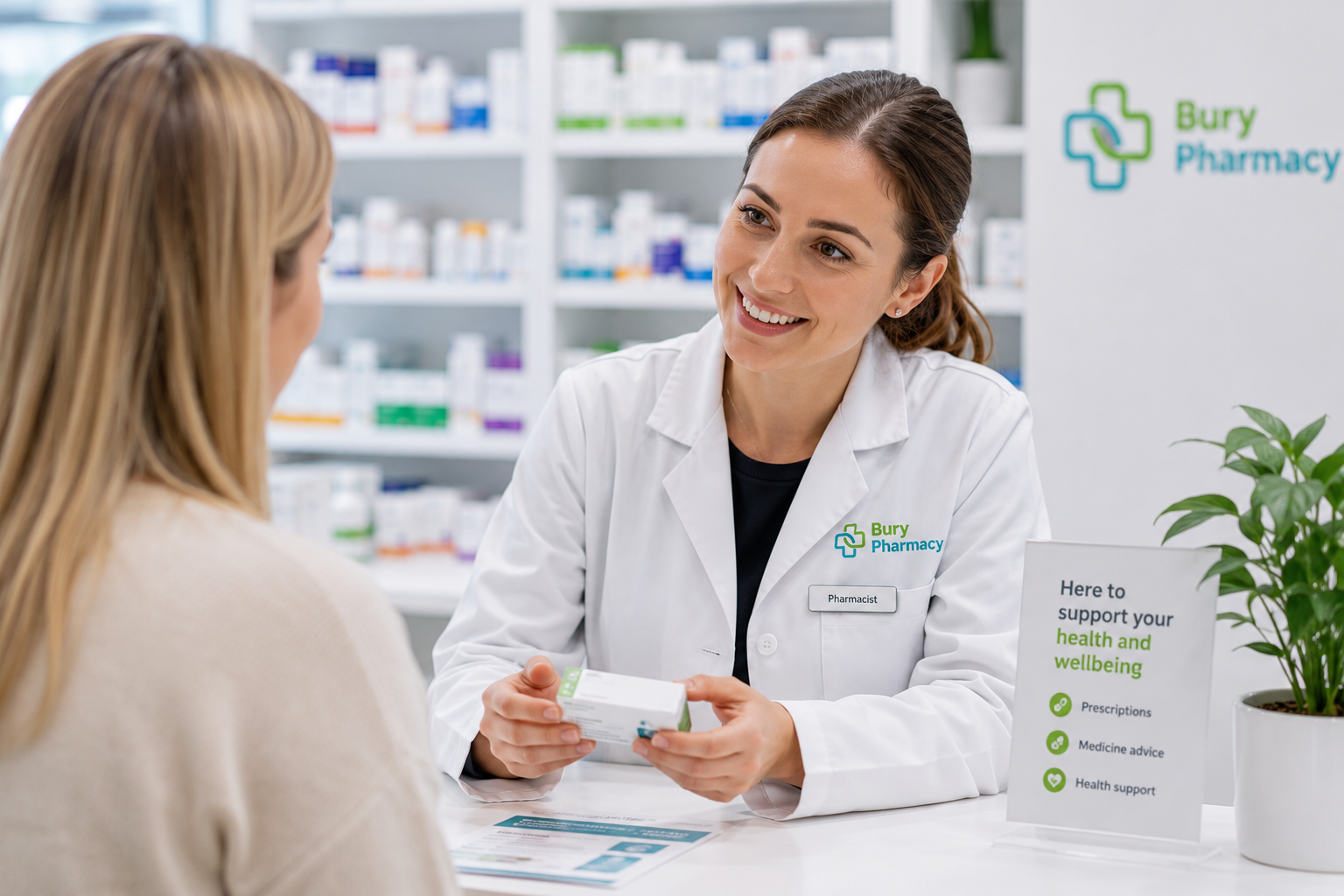 Pharmacy health product available from the Bury Pharmacy shop